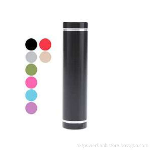 2000mAh Fashionable Cylindrical Style Power Bank for Travel (Assorted Color)